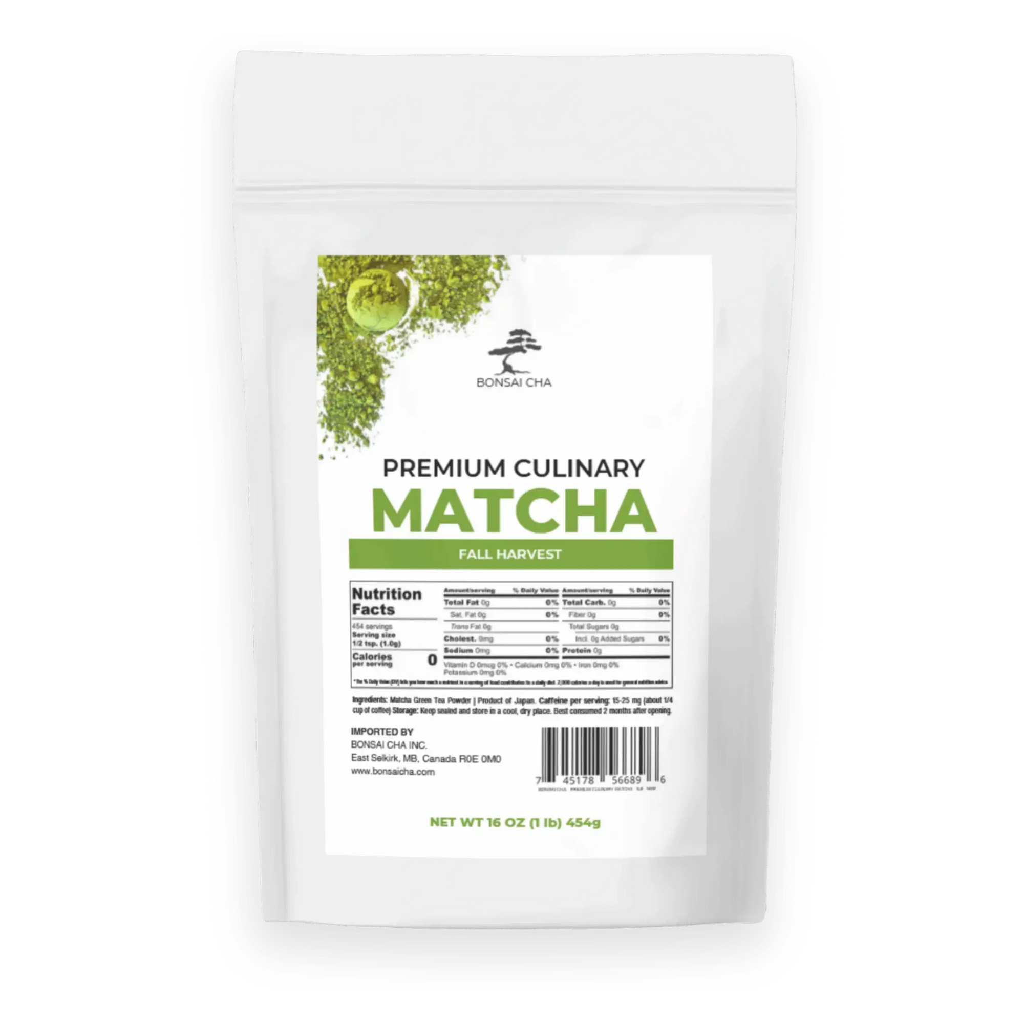 wholesale premium culinary grade matcha from japan in an aluminum bag